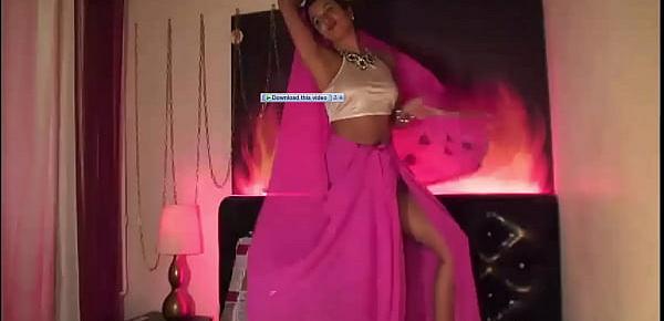  Devika Chaste Hot Dance in Saree